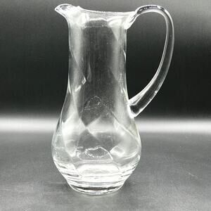 Southern Living at Home Tribeca Hand Blown Beverage Pitcher w Ice Lip 11.25" T